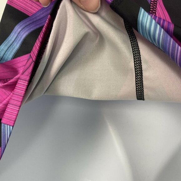 Fila Multi-colored Tank Top Striped v-neck Size Sm - Picture 5 of 6